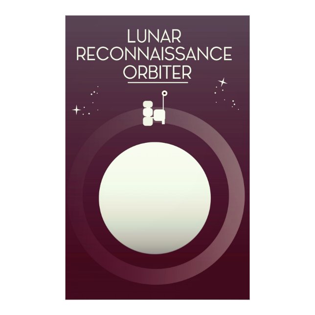 Foto Orbitador de Reconocimiento Lunar (Frente)