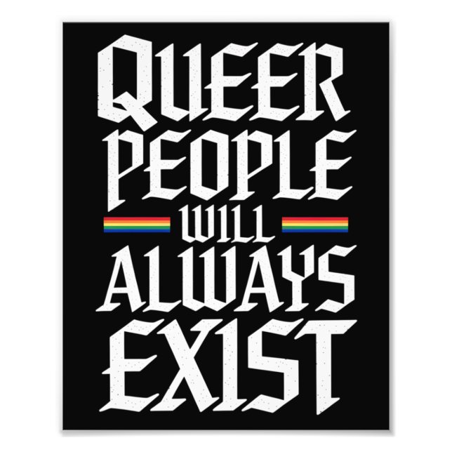 Foto Orgullo queer Orgullo queer La gente queer siempre (Frente)