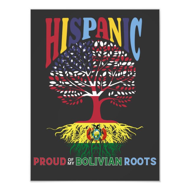 Foto Orgulloso de mis raíces bolivianas Mes de la Heren (Frente)