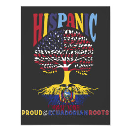Foto Orgulloso de mis raíces ecuatorianas Hispanic Heri