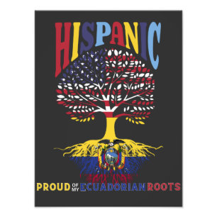 Foto Orgulloso de mis raíces ecuatorianas Hispanic Heri
