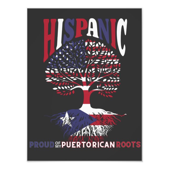 Foto Orgulloso de mis raíces puertorriqueñas, Herencia  (Frente)