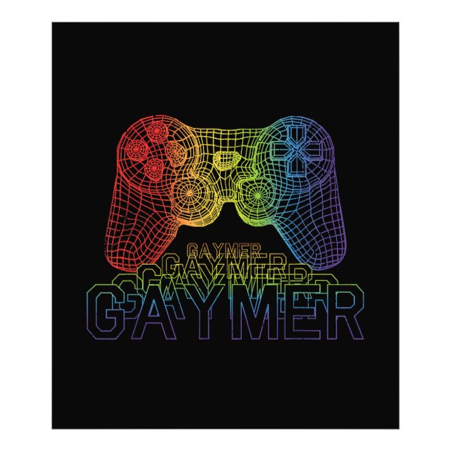 Foto Orgulloso Gaymer, juego del orgullo gay (Frente)
