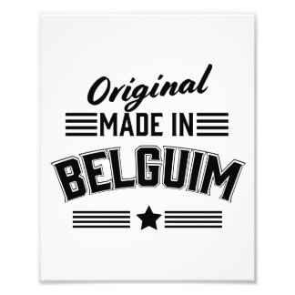 Foto Original hecho en Bélgica