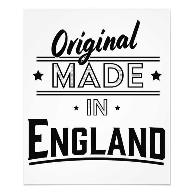 Foto Original Hecho en Inglaterra (Frente)
