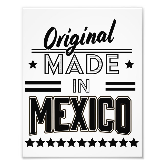 Foto Original hecho en México (Frente)