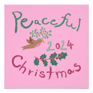 Foto Ornamento de pájaro mistletoe 2024 para Navidades
