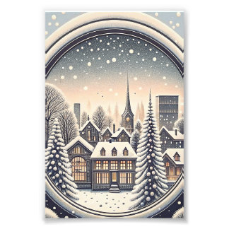 Foto Ornamento de primera Navidad en casa con silueta d