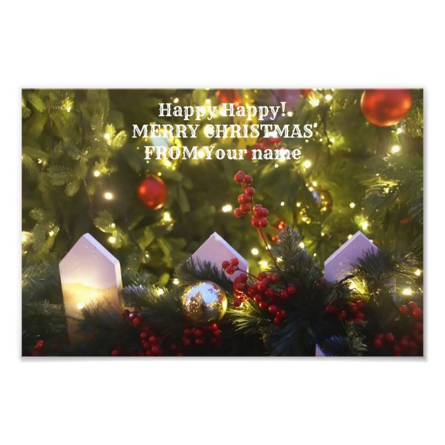 Foto Ornamentos de árboles de Navidad (Frente)