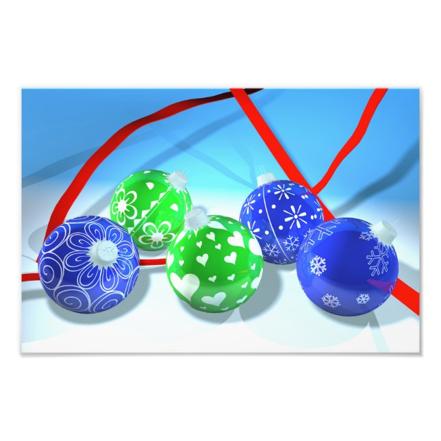 Foto Ornamentos de Navidad (Frente)