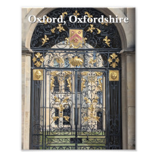 Foto Ornate Gold Gate en All Souls College, Oxford