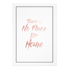 Foto Oro Rosa - No Hay Lugar Como Imprimir Cita Domésti