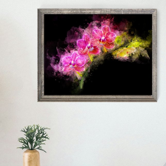 Foto Orquídea acuarela - rosa bb 01 (Subido por el creador)