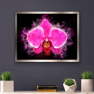 Foto Orquídea acuarela - rosa bb 02