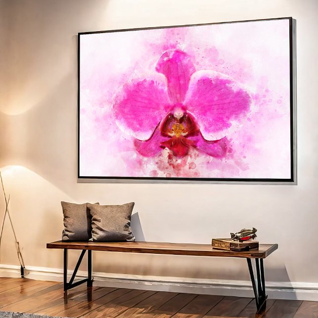 Foto Orquídea acuarela - wb rosa 02 (Subido por el creador)