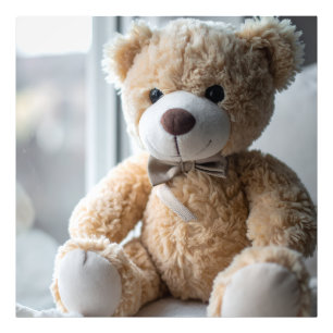 Foto Oso de peluche sentado acogedor