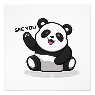 Foto oso panda lindo pequeño