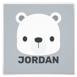 Foto Oso polar pequeño y corto con nombre personalizado