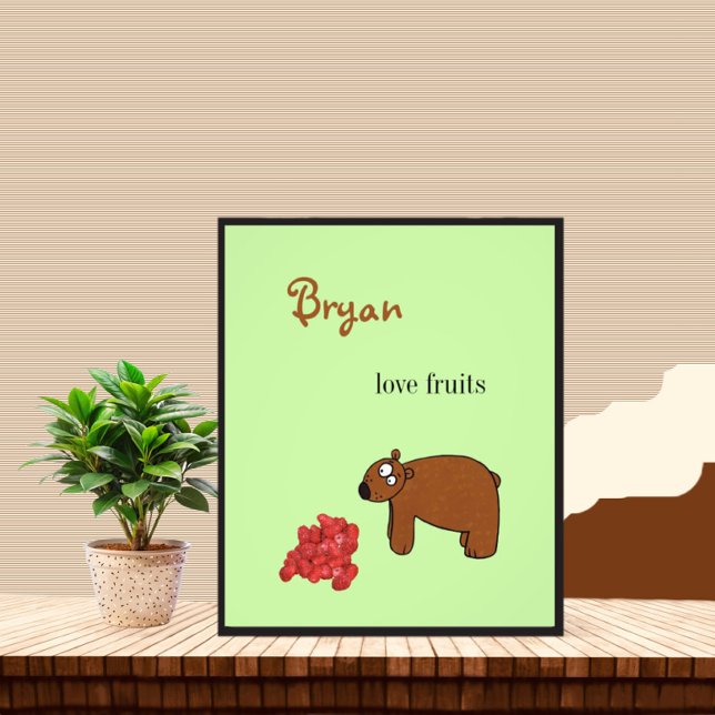 Foto Oso y frambuesa (Subido por el creador)