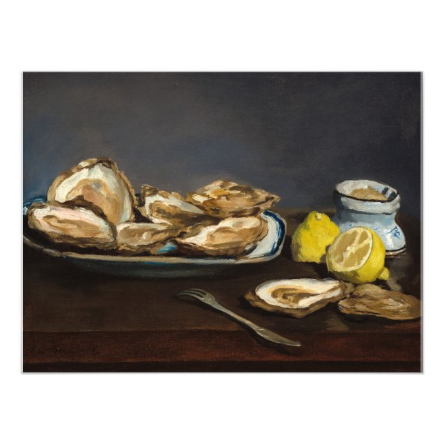 Foto Ostras de Edouard Manet (Frente)