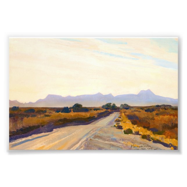 Foto Otoño del desierto por Maynard Dixon (Frente)