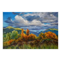 Otoño dorado en las montañas