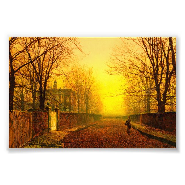 Foto Otoño Dorado John Atkinson Grimshaw (Frente)