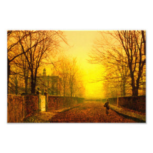 Foto Otoño Dorado John Atkinson Grimshaw