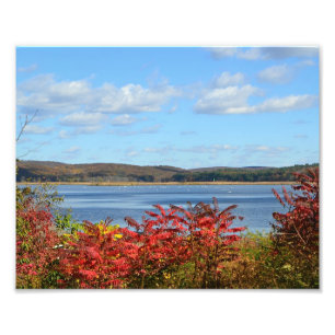 Foto Otoño En La Imagen Del Río Connecticut