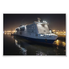 Foto P&O Pride of Hull Ferry por la Noche