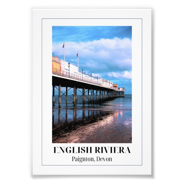 Foto Paignton Pier, Riviera Inglesa, Devon (Frente)