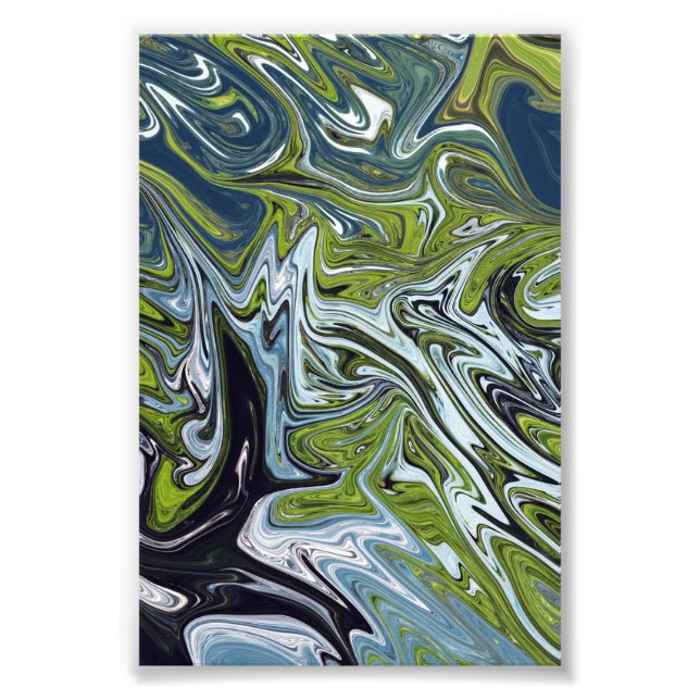 Foto Paintaje abstracto de paisajes | Mejor arte fino (Frente)