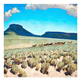 Foto “País de Caballos Salvajes” por Maynard Dixon