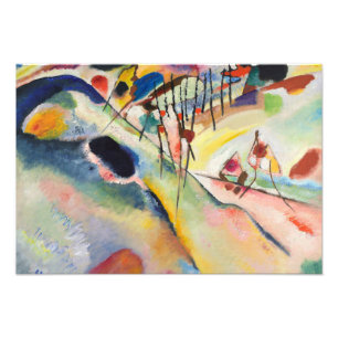 Foto Paisaje, 1913 por Wassily Kandinsky