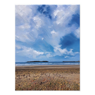 Foto Paisaje aéreo vibrante sobre la playa de Serene