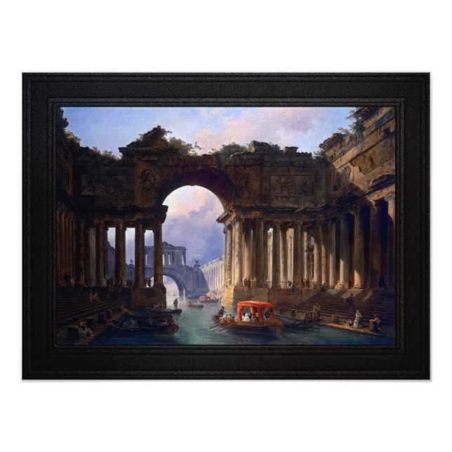 Foto Paisaje Arquitectónico Con Canal (Frente)