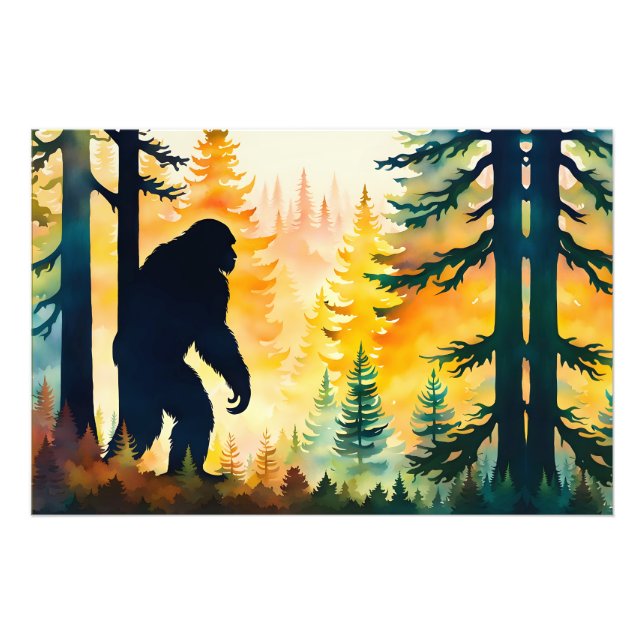 Foto Paisaje colorido de Sasquatch de otoño (Frente)
