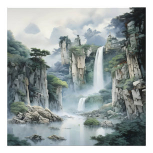 Foto Paisaje de Fantasía de Cascada Naturaleza