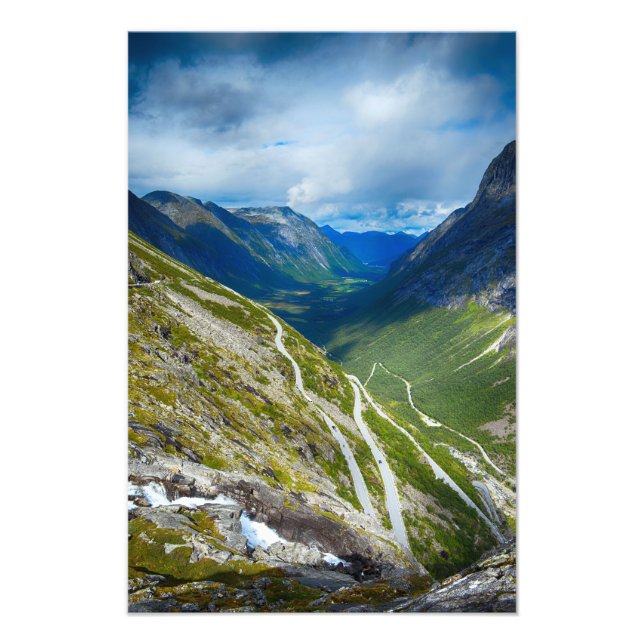 Foto Paisaje de Noruega (Frente)