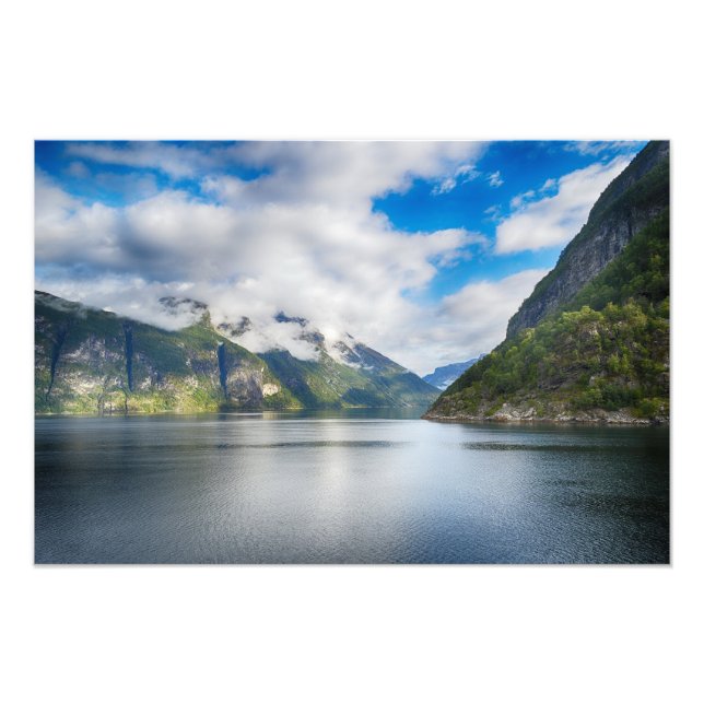 Foto Paisaje de Noruega (Frente)