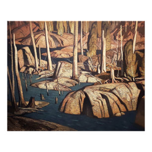 Foto Paisaje de remanso pintado por el canadiense AJ Ca