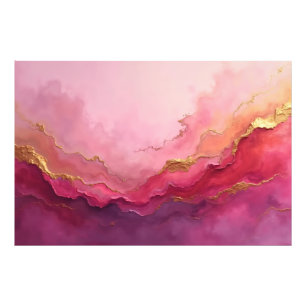 Foto Paisaje de sueños abstracto vibrante, fondo de pan