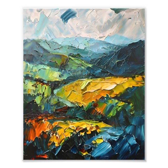 Foto Paisaje de sueños texturizado (Frente)