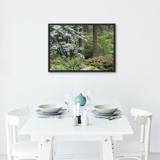 Foto Paisaje del Jardín Forestal de Primavera (In Situ Framed)
