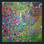 Foto Paisaje del jardín italiano Gustav Klimt<br><div class="desc">Imagen con pintura al óleo de Gustav Klimt del paisaje del jardín italiano (1913). Un hermoso jardín de flores de colores: rojo,  blanco,  rosa,  morado. Un gran regalo para los amantes del arte Art Nouveau y austriaco.</div>