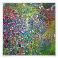 Paisaje del jardín italiano Gustav Klimt