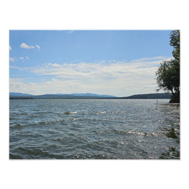 Foto paisaje del lago (Frente)