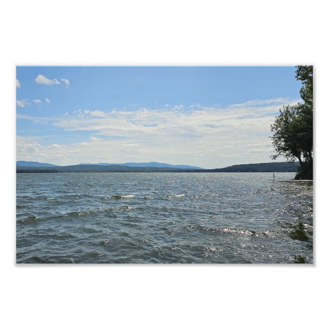 Foto paisaje del lago (Frente)