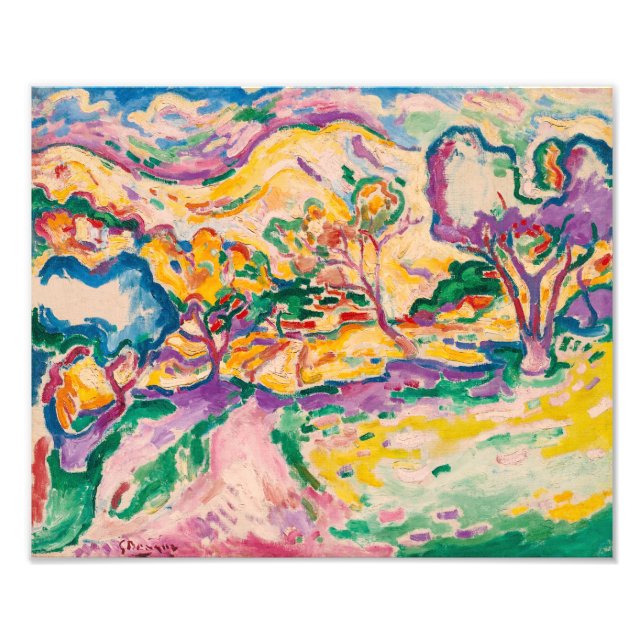 Foto Paisaje en La Ciotat | Georges Braque | (Frente)