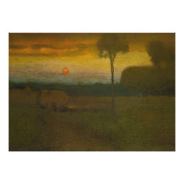 Foto Paisaje nocturno de George Inness (1889)